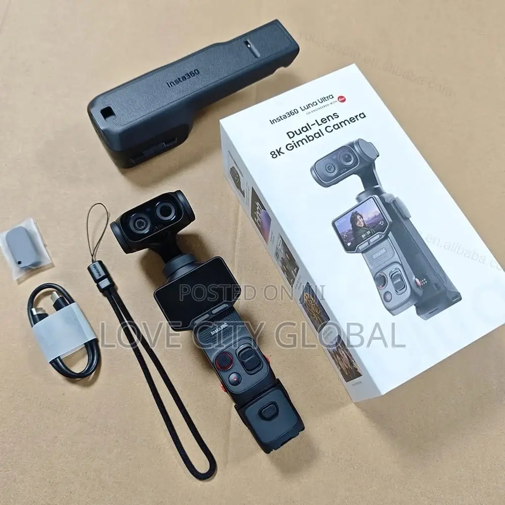 Luna Insta360 Action Pocket Camera Ultra Dual-Lens 8K Gimbal Standard