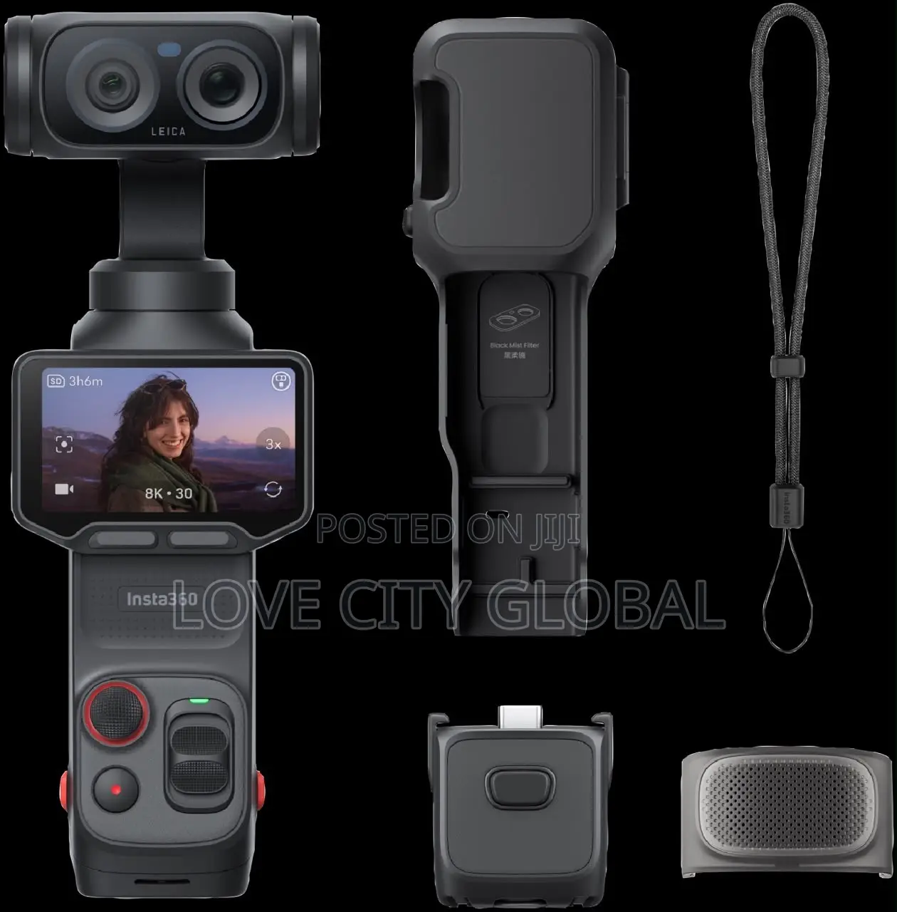 Luna Insta360 Action Pocket Camera Ultra Dual-Lens 8K Gimbal Standard