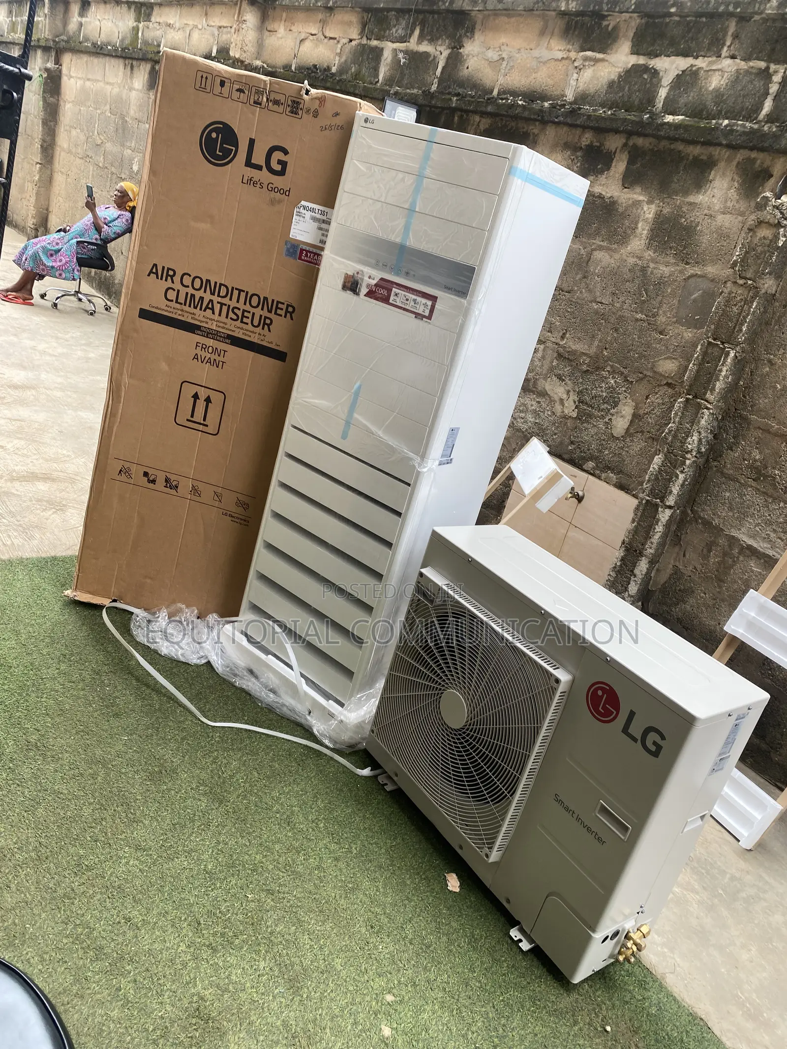 LG 5HP Floor AC With 4-Way Airflow Technology INVERTER