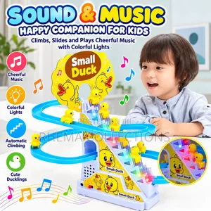 Automatic Climbing Duck Toy With Music & Lights