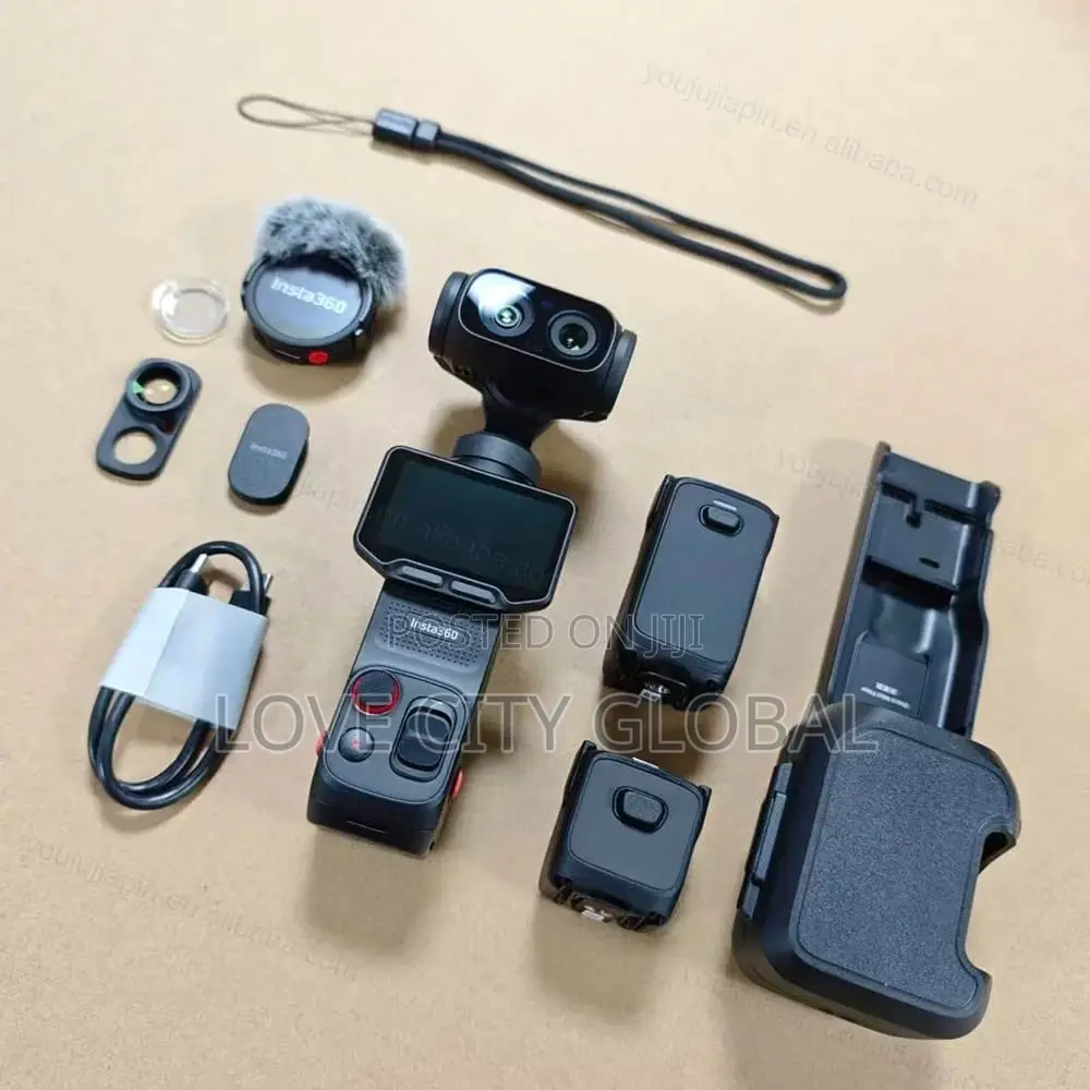 Insta360 Luna Ultra 8K Action Pocket Camera Creator Bundle With Mic