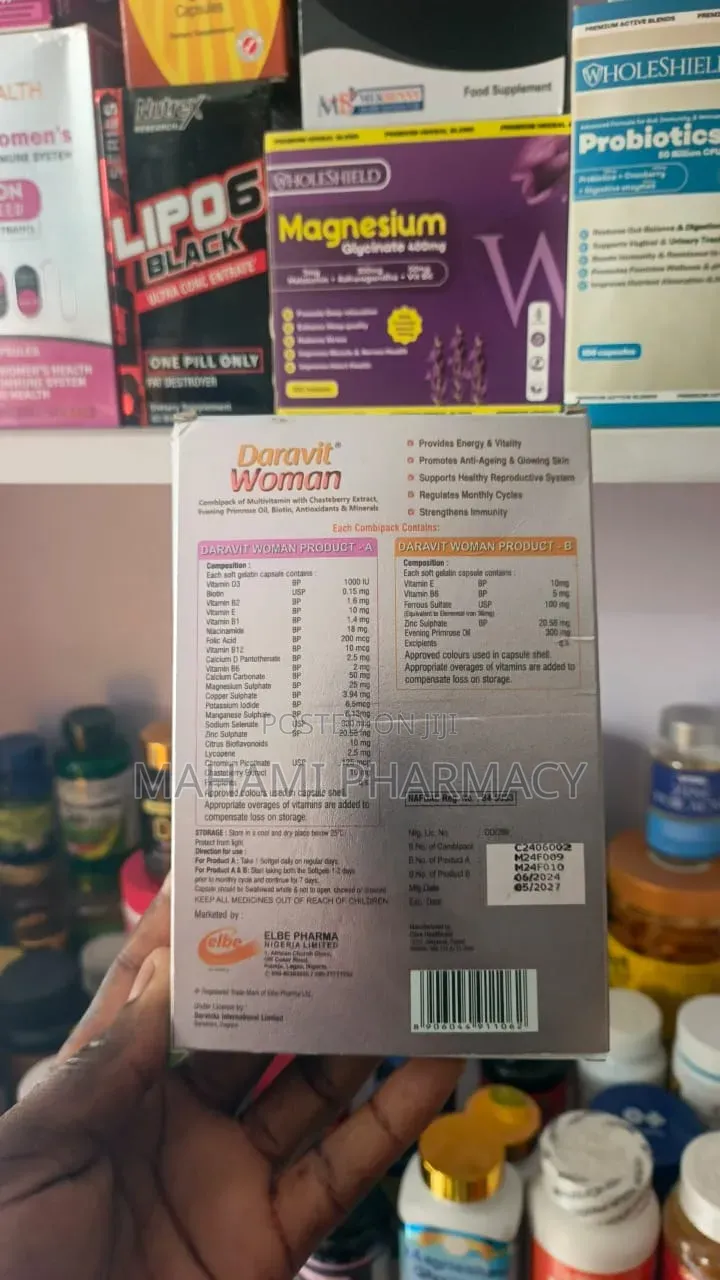 Daravit Woman With Chasteberry, Evening Primrose Oil & Biotin