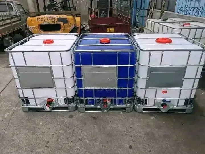 1000L White Heavy-Duty Water and Diesel Storage Tank