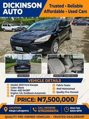 Ford Escape SE 2013 Black