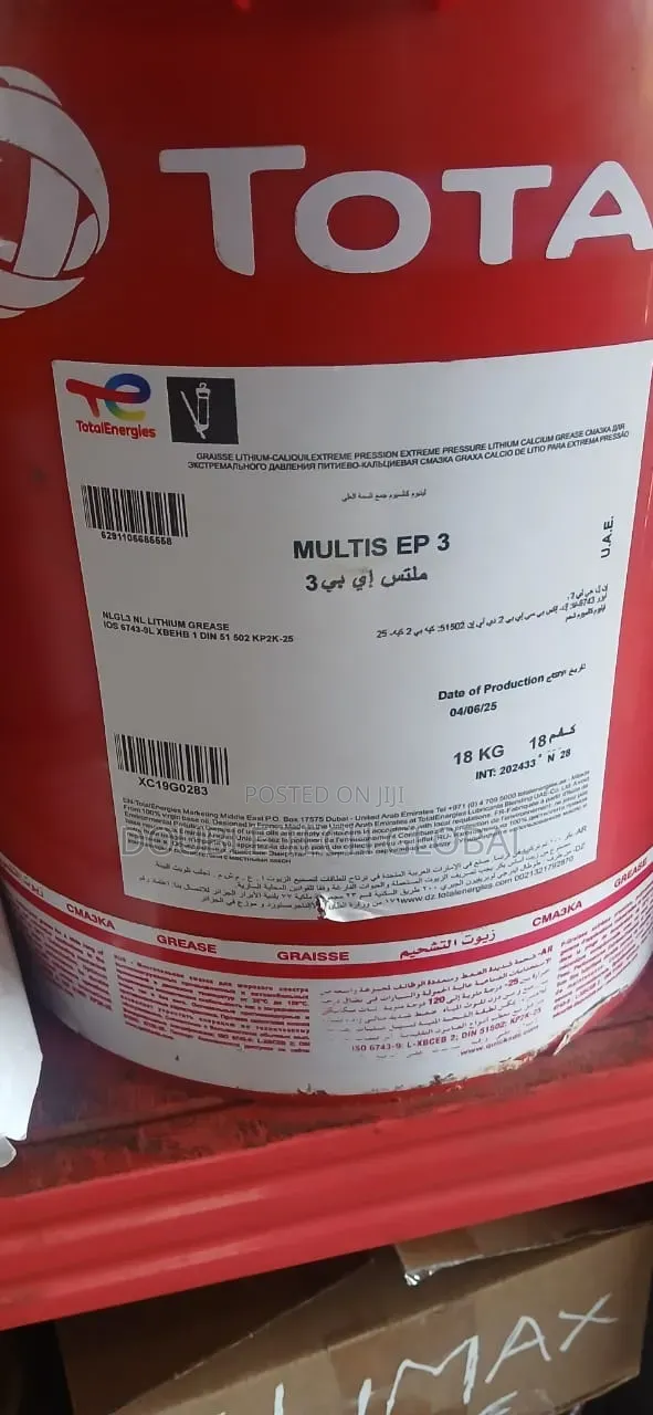 Original Total Multis EP 3 Grease 18kg Bucket - Lithium Grease