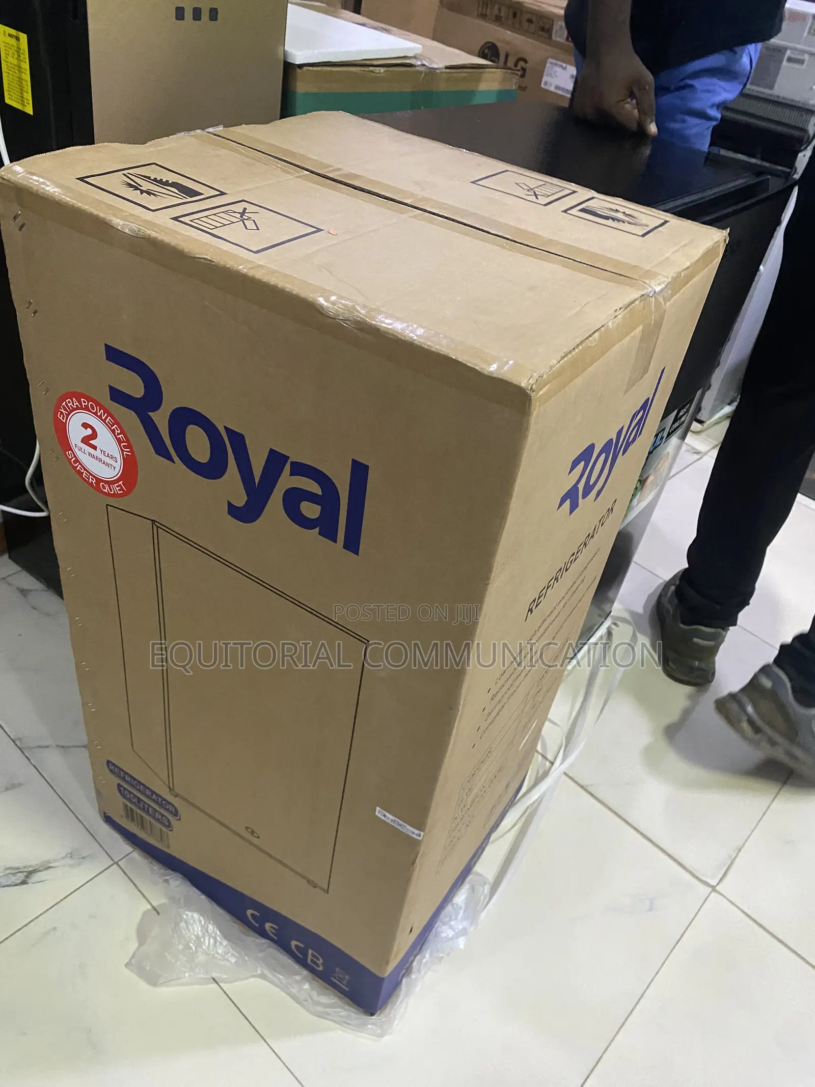 Royal 105L Single Door Fridge for Home and Office