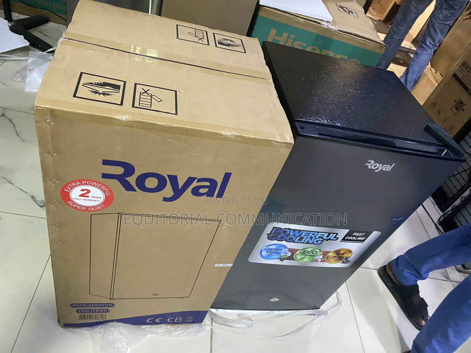 Royal RREF105BF Modern Design 105L Fridge