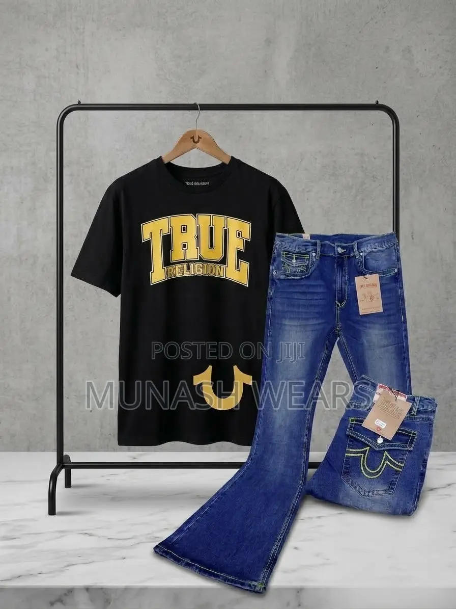 Original True Religion T-Shirt With Jean Combo M-3xl