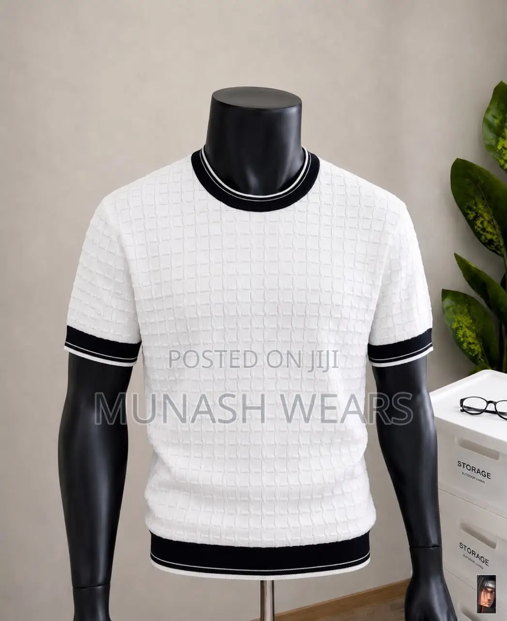 Branded Knitted Polo for Men