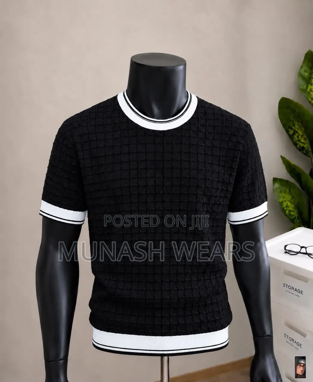 Branded Knitted Polo for Men