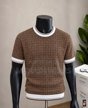 Branded Knitted Polo for Men