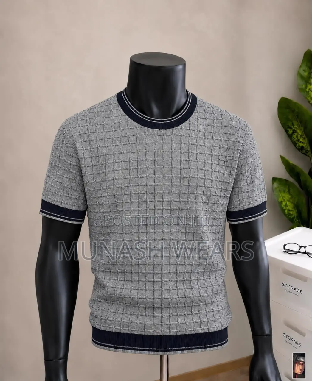 Branded Knitted Polo for Men