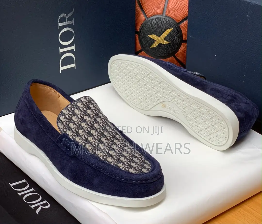 Christian Dior Loafers Available in Black and Blue 40-46