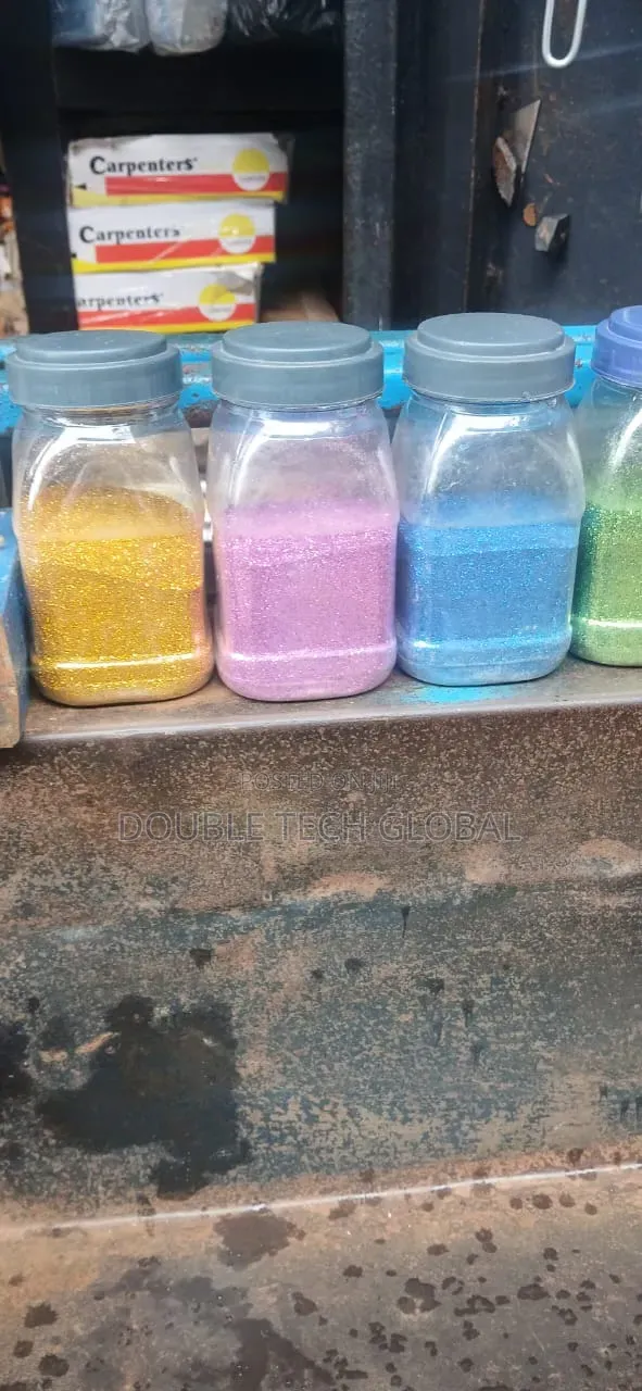 Glitter Powder 4 Colours - Gold, Blue, Pink, Green - Shining Glitter