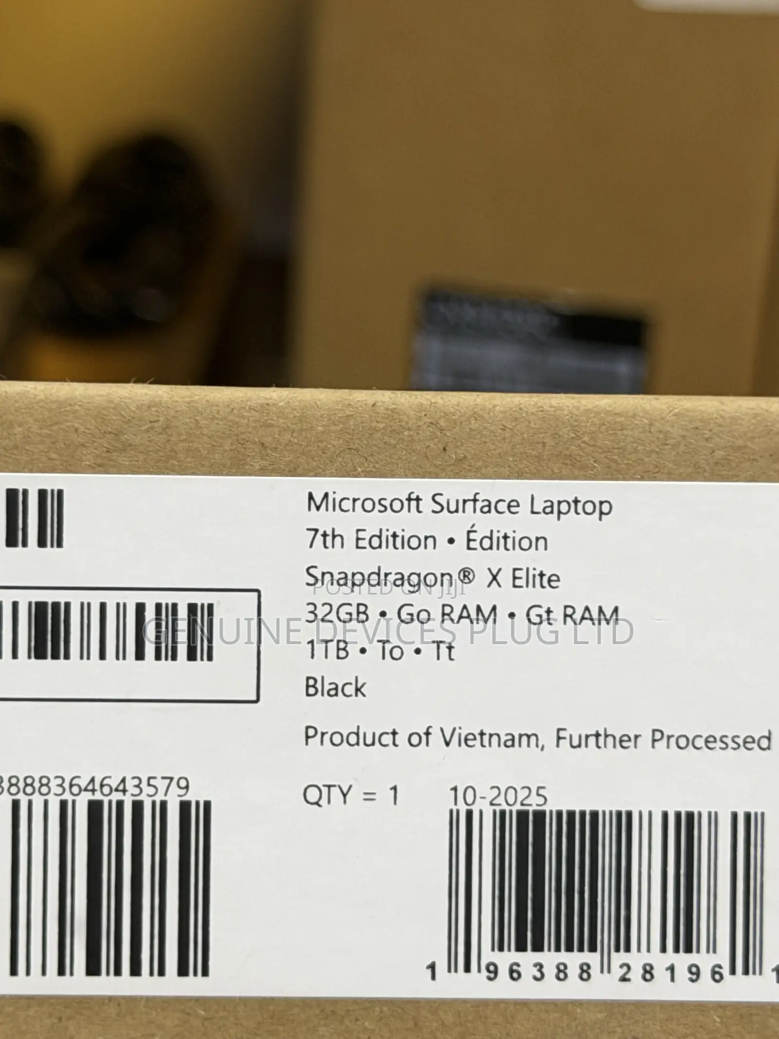 New Microsoft Surface Laptop 7 32GB Qualcomm Snapdragon X Elite SSD 1T