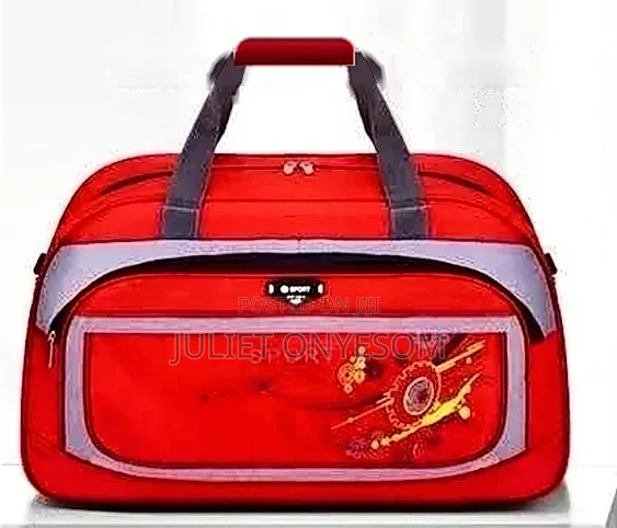 Sport Travel Duffel Bag – Red, Black & Blue (Brand New)