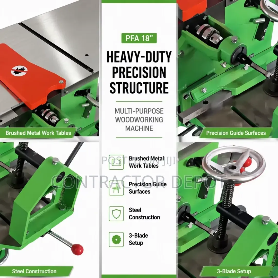 Table Multifunction Woodworking Machine With 1 Year Warranty
