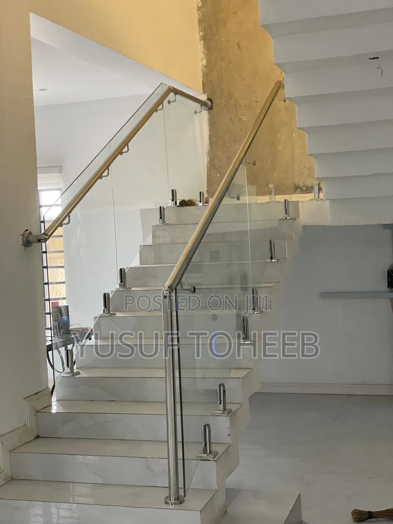 Glass Hand Rail for Home and Office
