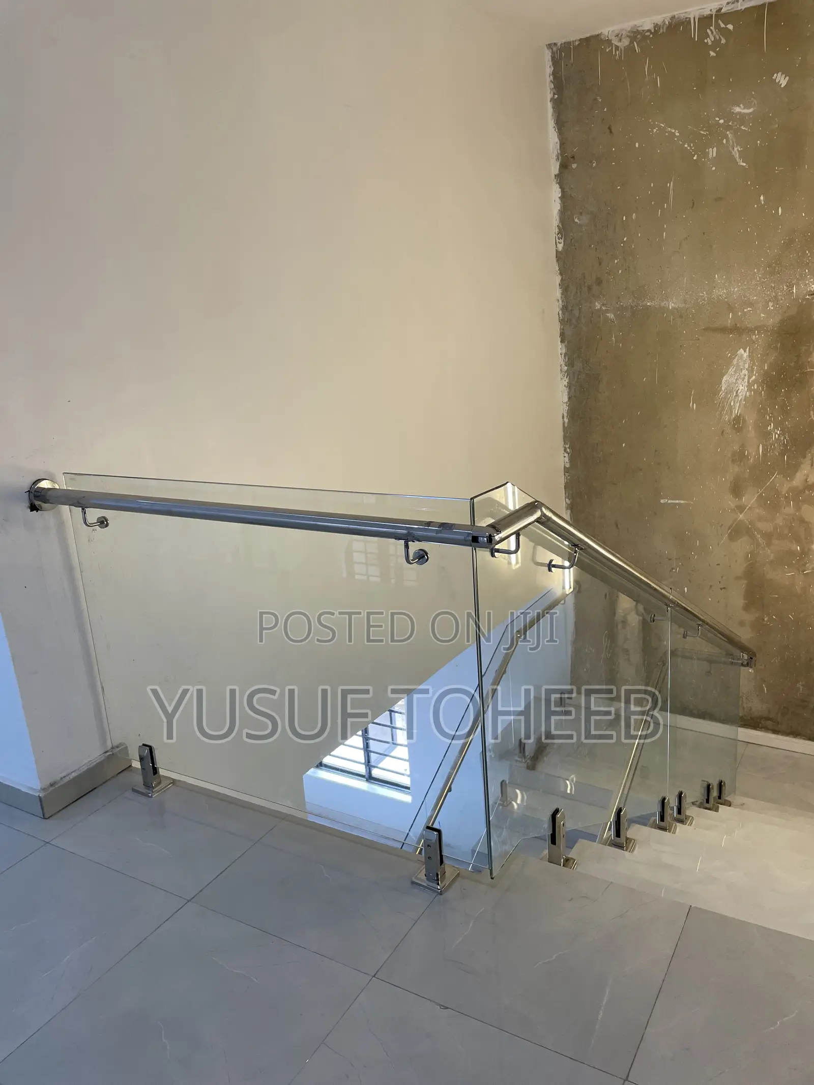 Glass Hand Rail for Home and Office