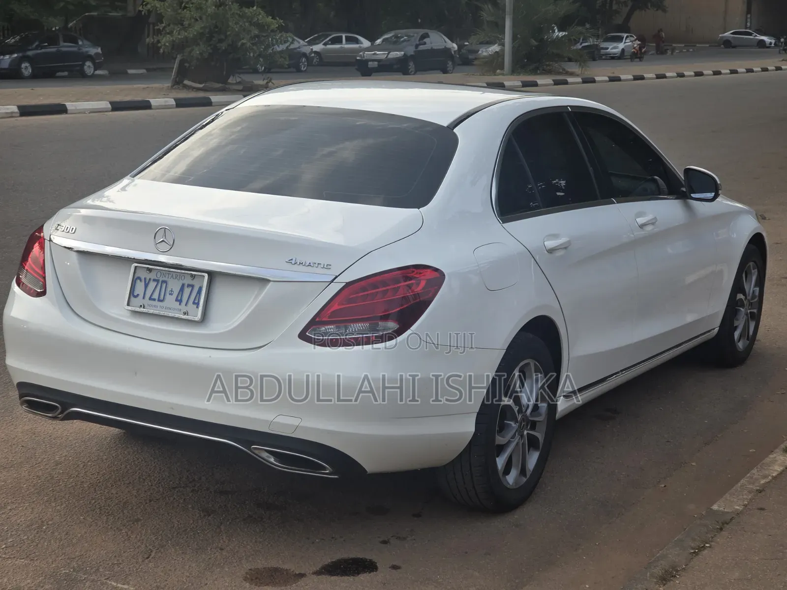 Mercedes-Benz C300 Base C300 AWD 4MATIC Sedan 2018 White