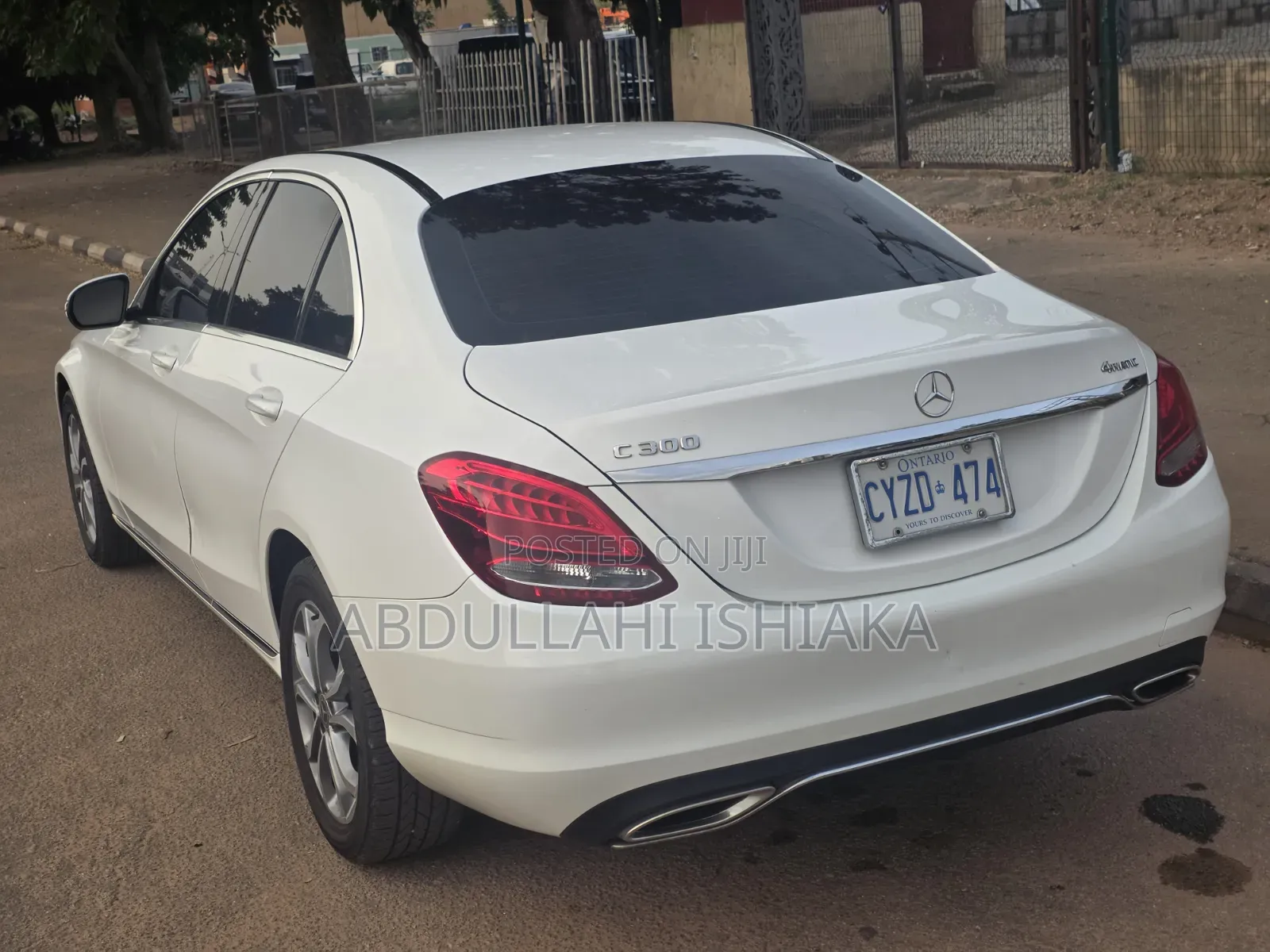 Mercedes-Benz C300 Base C300 AWD 4MATIC Sedan 2018 White