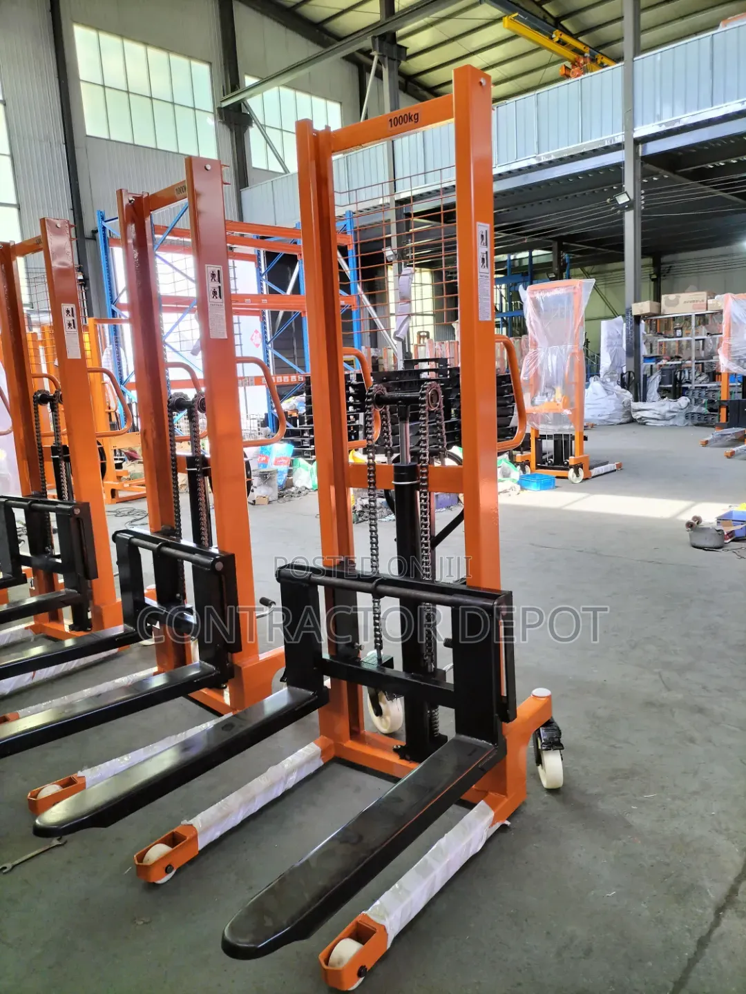 Multifunction Manual Hand Forklift 3ton Hydraulic X 1.6m