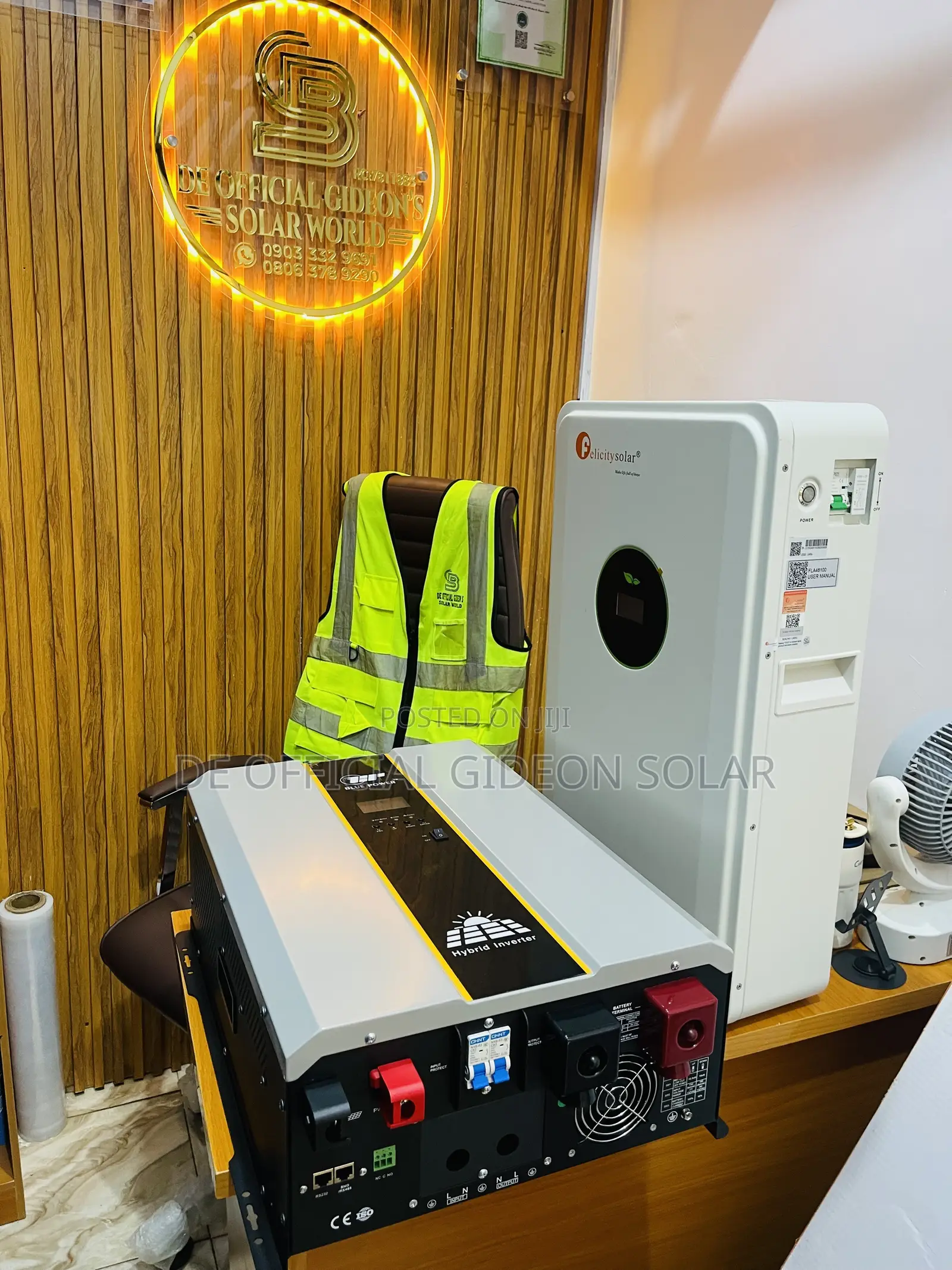 Blue Power 10kva Hybrid Inverter + Felicity 5kwh Lithium Battery Only