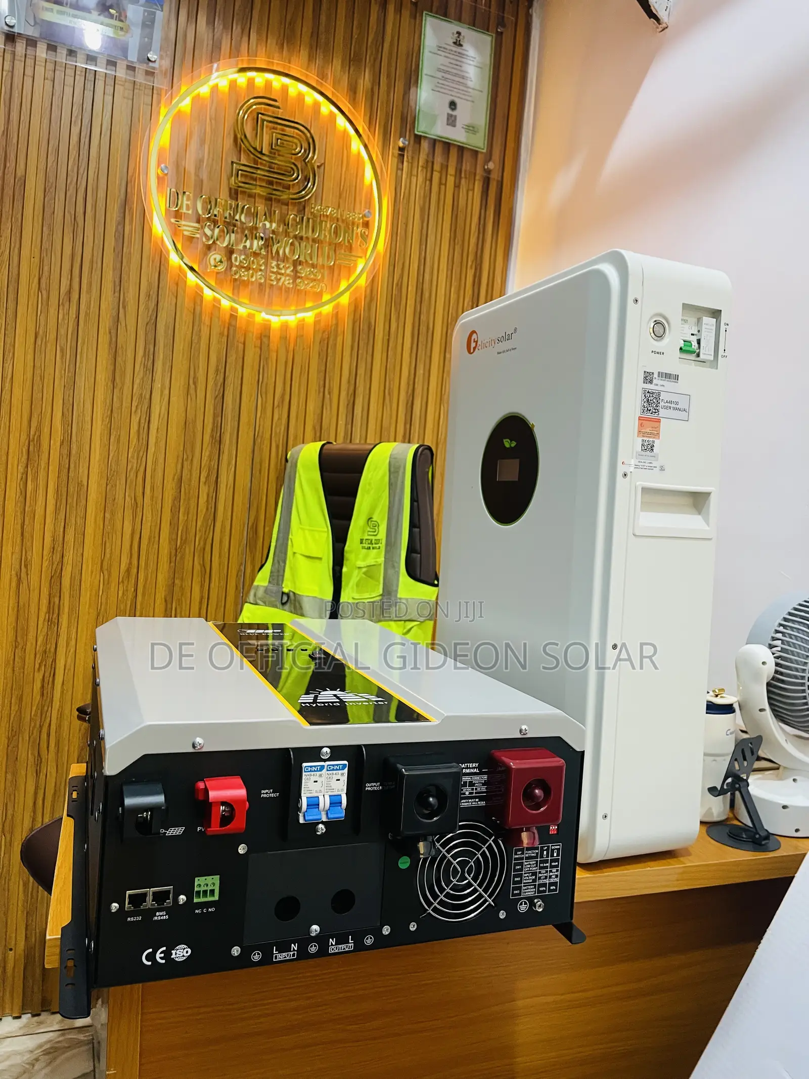 Blue Power 10kva Hybrid Inverter + Felicity 5kwh Lithium Battery Only