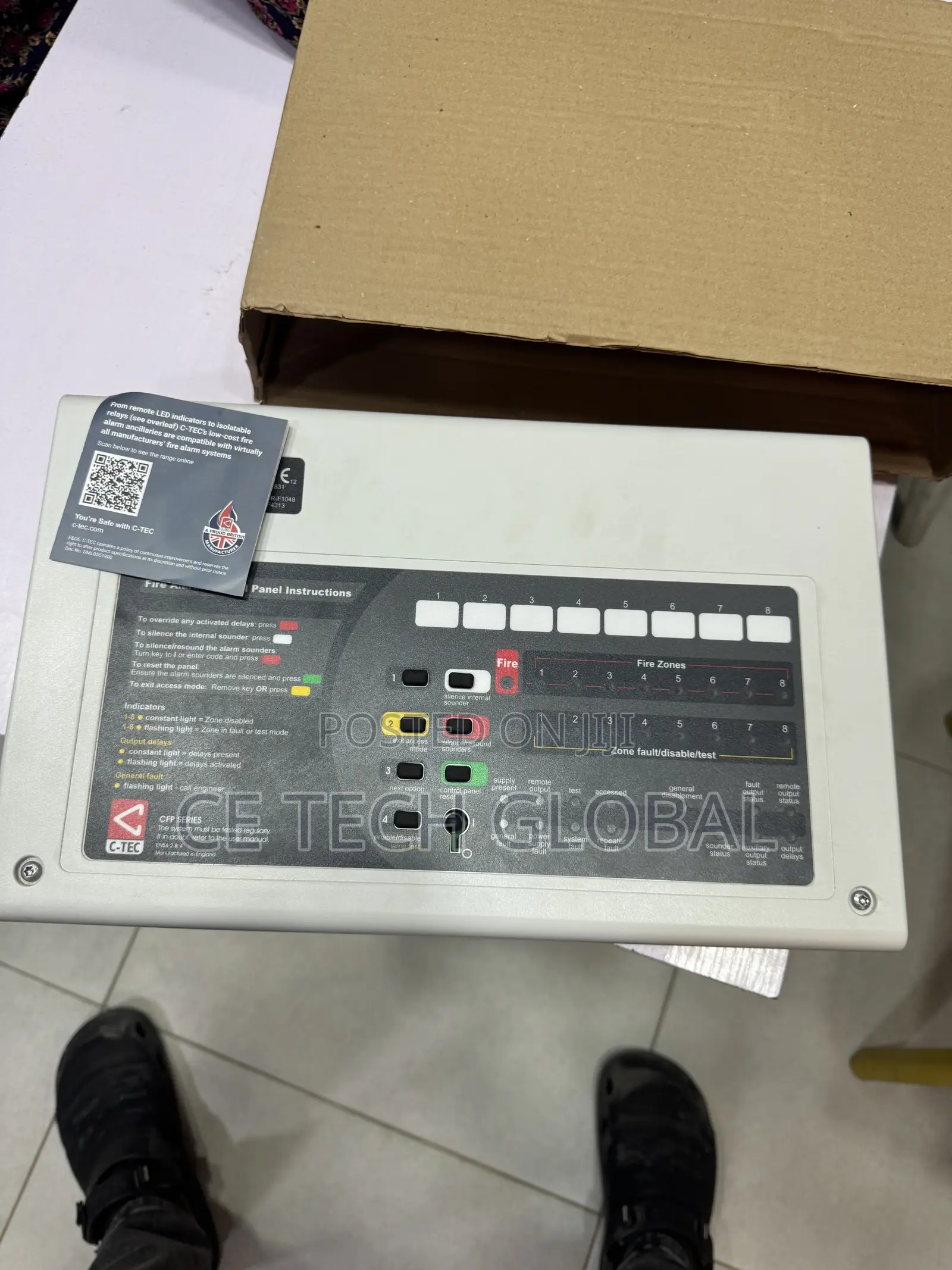 Ctec 4zone Fire Alarm Panel