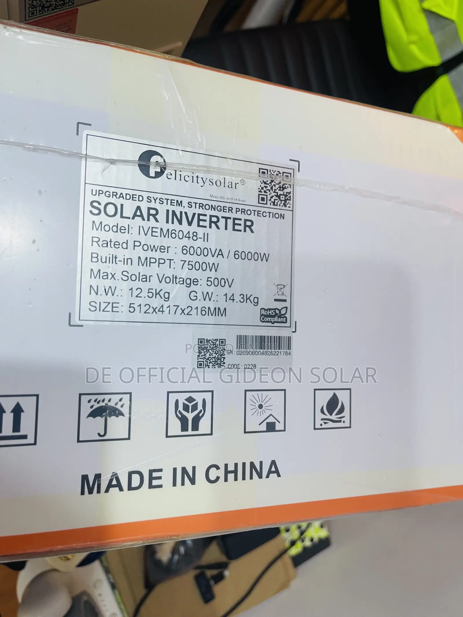 Felicity Brand 5kwh Lithium Battery + 6kva Hybrid Inverter Only 