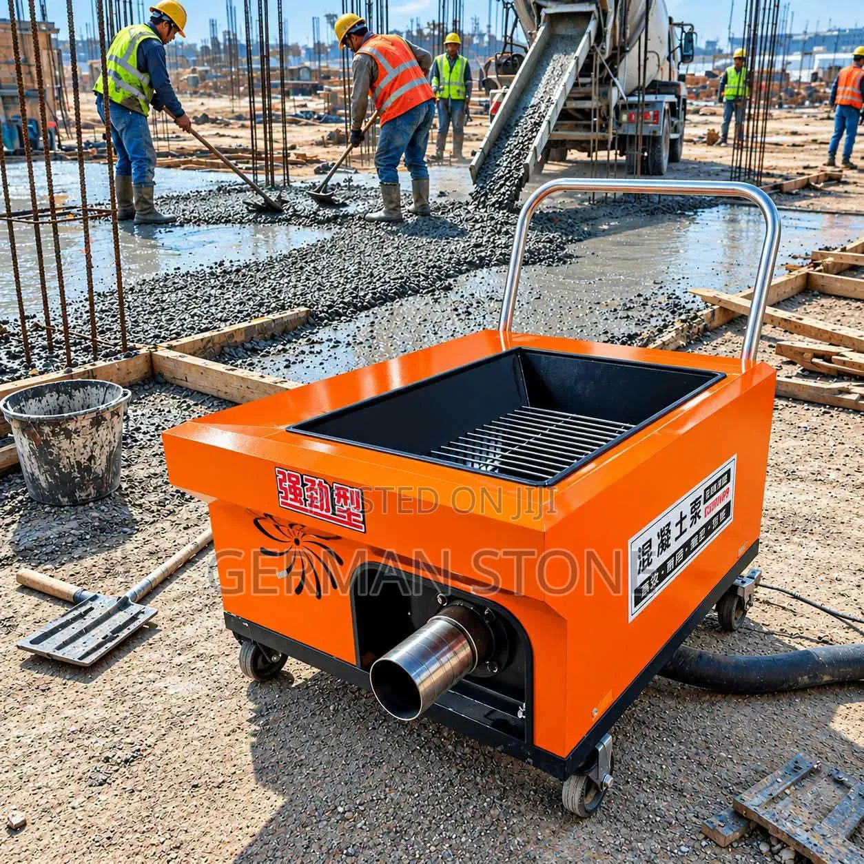 Portable Electric Screw Mini Concrete / Mortar Pump,