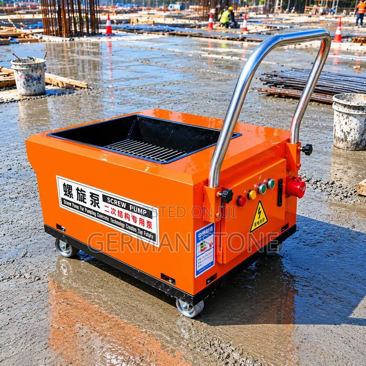 Portable Electric Screw Mini Concrete / Mortar Pump,