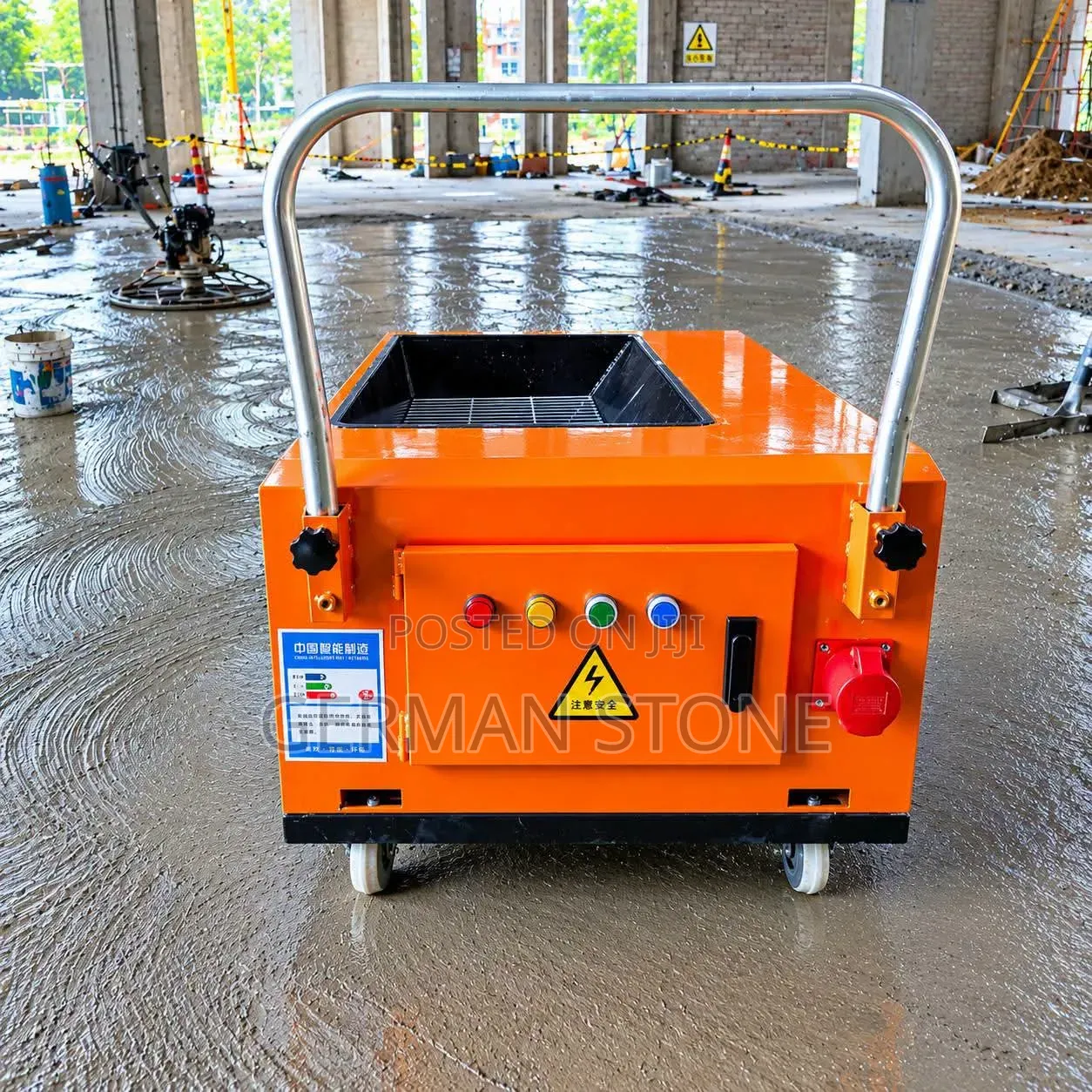 Portable Electric Screw Mini Concrete / Mortar Pump,
