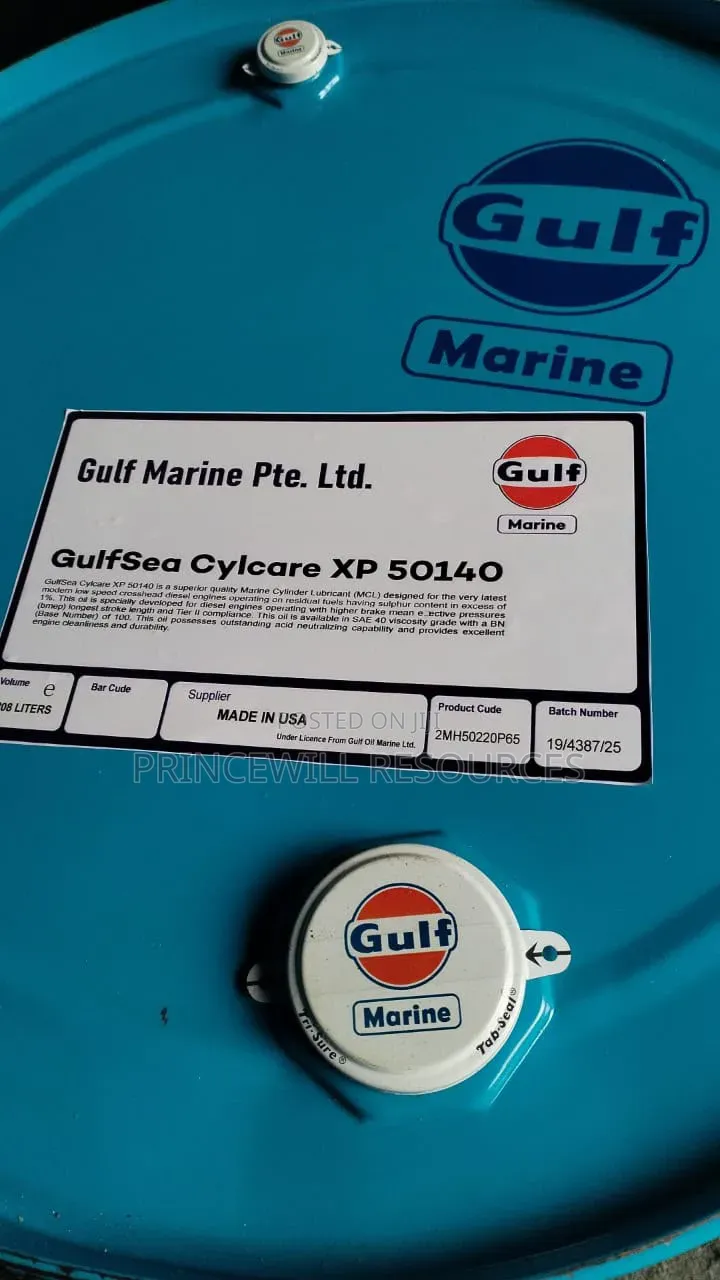 Gulf Sea Cylcare Xp 50140 Lubricant Oil