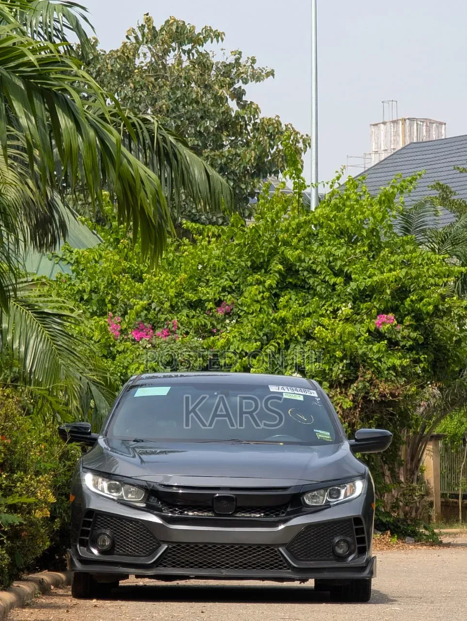 Honda Civic Touring Coupe 2018 Gray