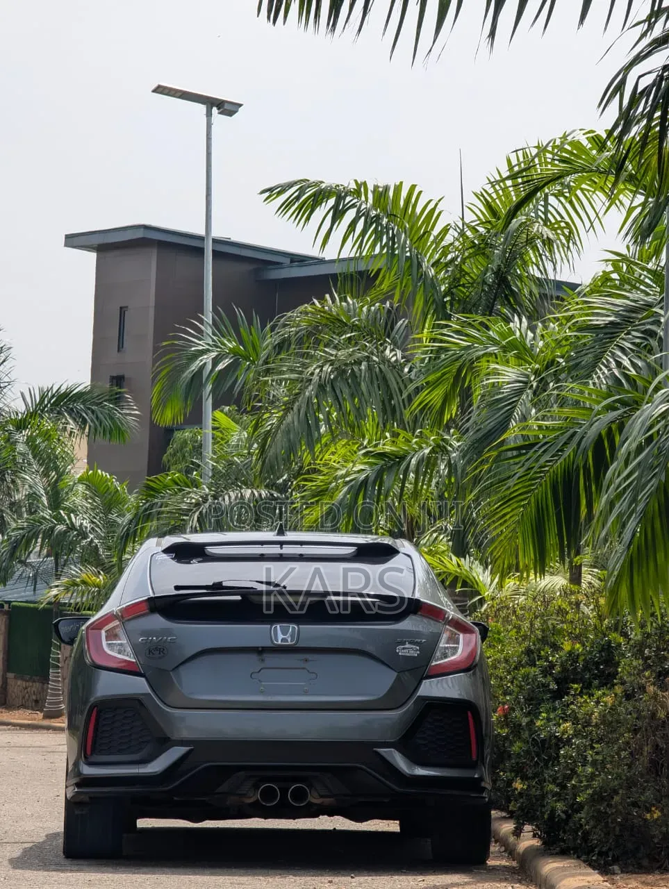 Honda Civic Touring Coupe 2018 Gray