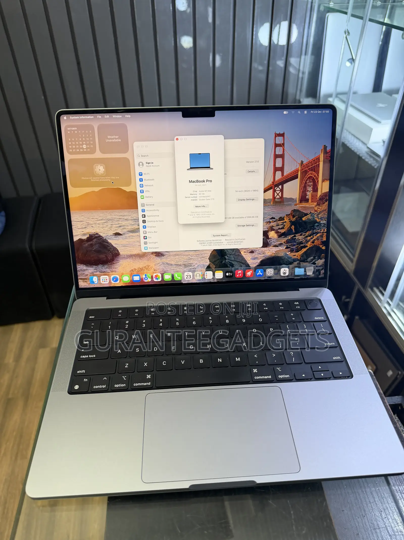Laptop Apple MacBook Pro 2021 M1 Max 64GB Apple M1 Max SSD 1T