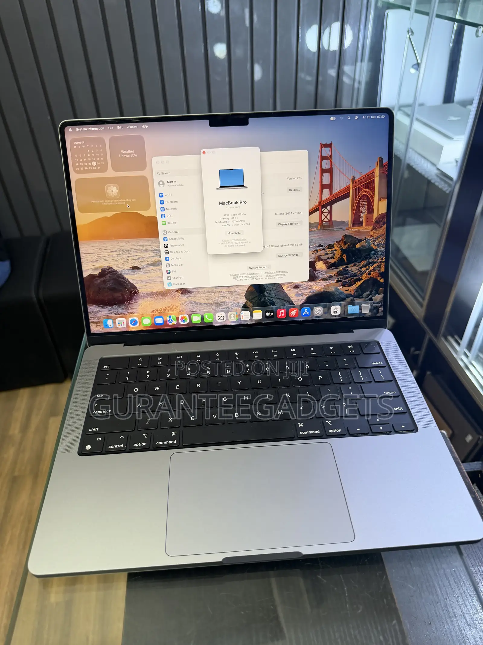 Laptop Apple MacBook Pro 2021 M1 Max 64GB Apple M1 Max SSD 1T