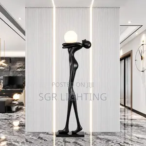 Modern Large Floor Lamps, Creative Home Design, Human-Shaped Art Light