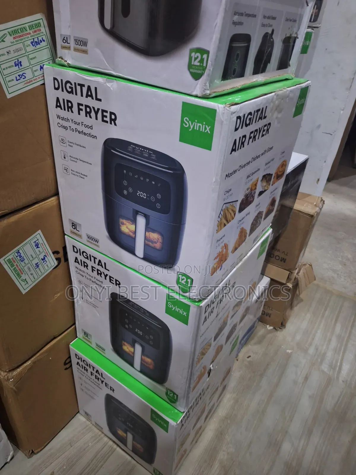 Syinix 8L Digital Air Fryer- Healthy Multipurpose Air Fryer