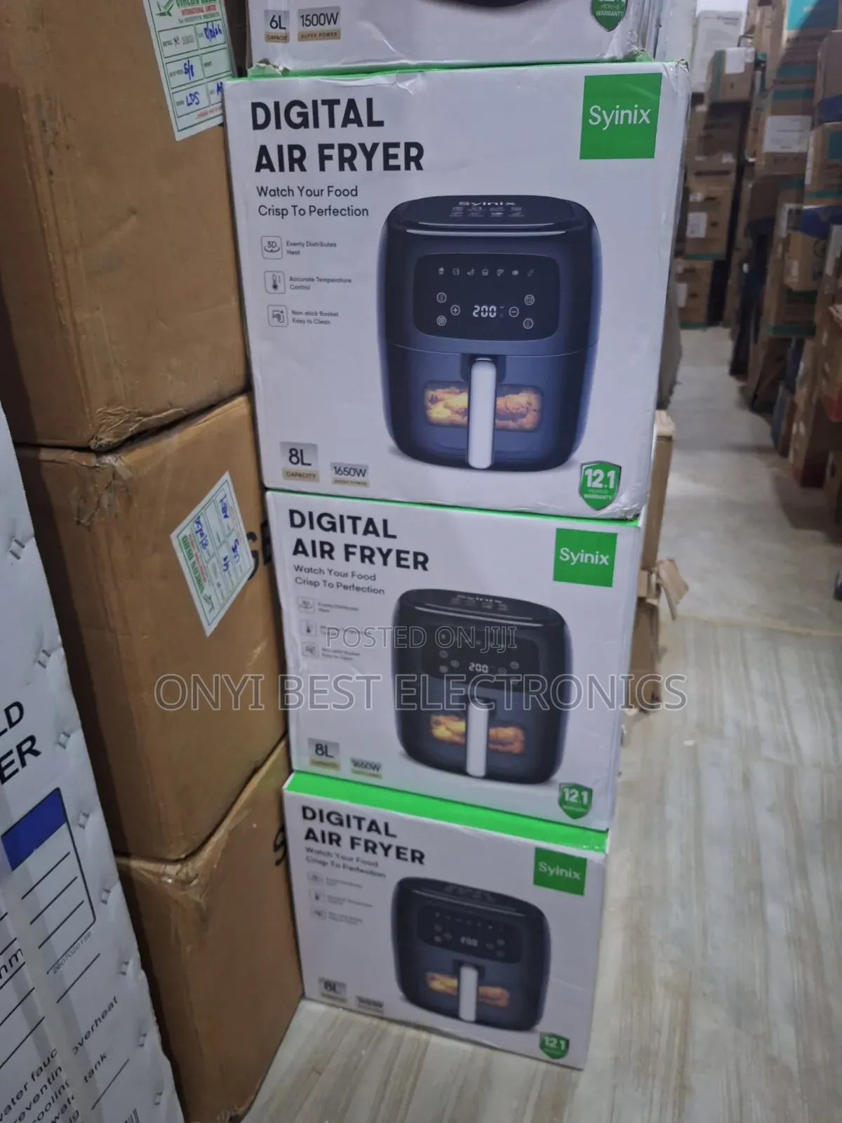Syinix 8L Digital Air Fryer- Healthy Multipurpose Air Fryer