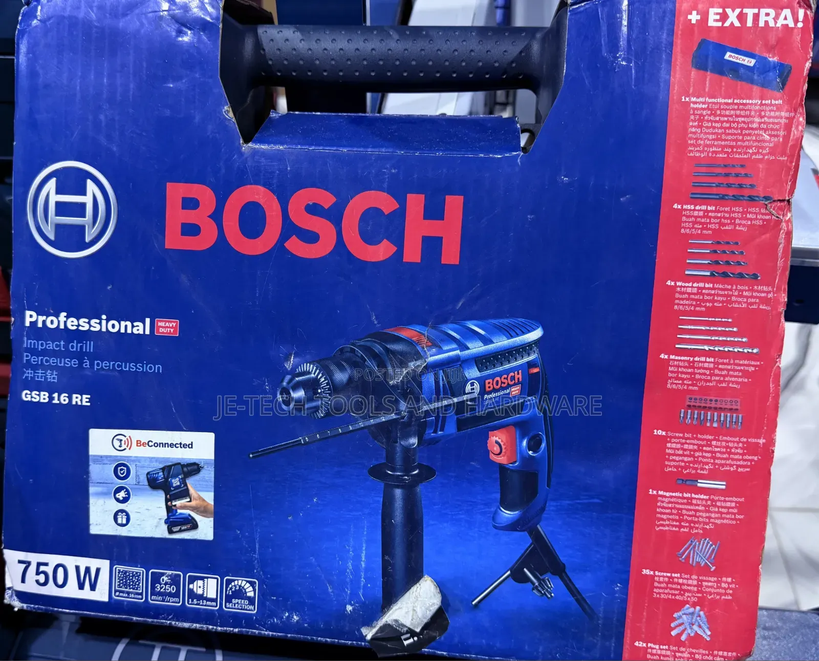 Bosch GSB 16 RE Professional Impact Drill (750W)