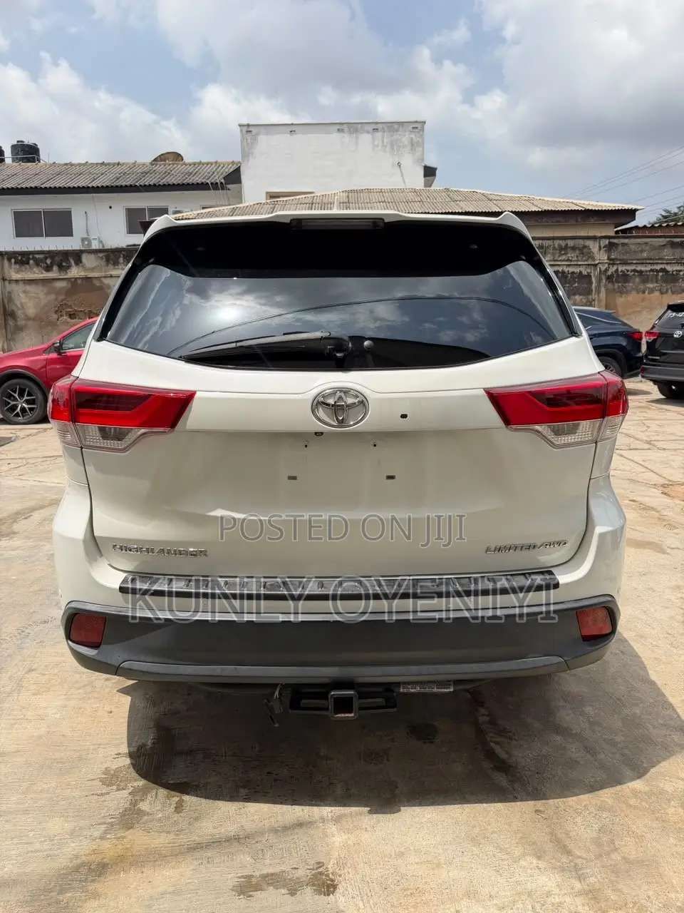 Toyota Highlander Limited V6 4x4 (3.5L 6cyl 6A) 2016 White
