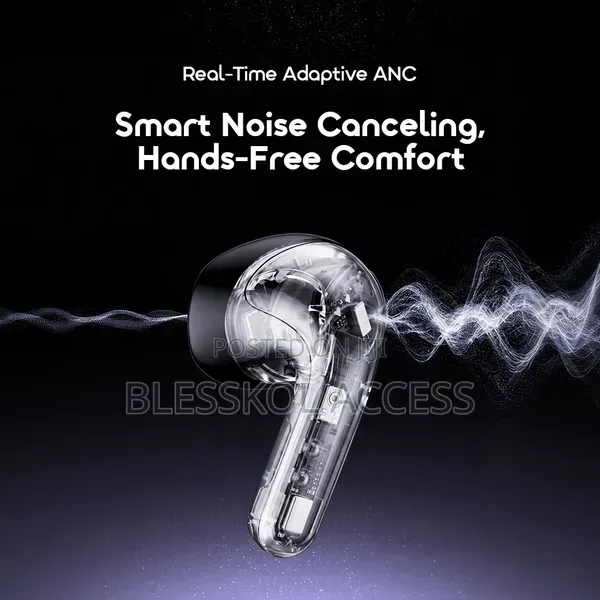 Oraimo SpaceBuds Fit ANC Wireless Earbuds 45dB Adpt Noise Cancellation