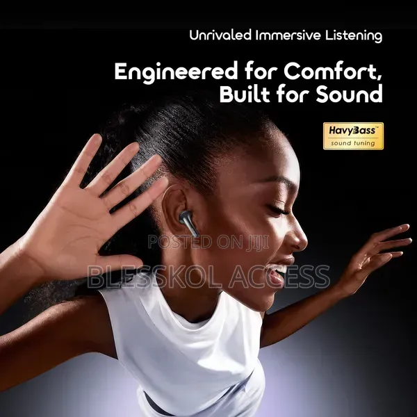 Oraimo SpaceBuds Fit ANC Wireless Earbuds 45dB Adpt Noise Cancellation
