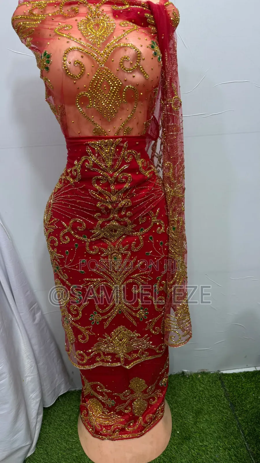 Indian George and Blouse With Net