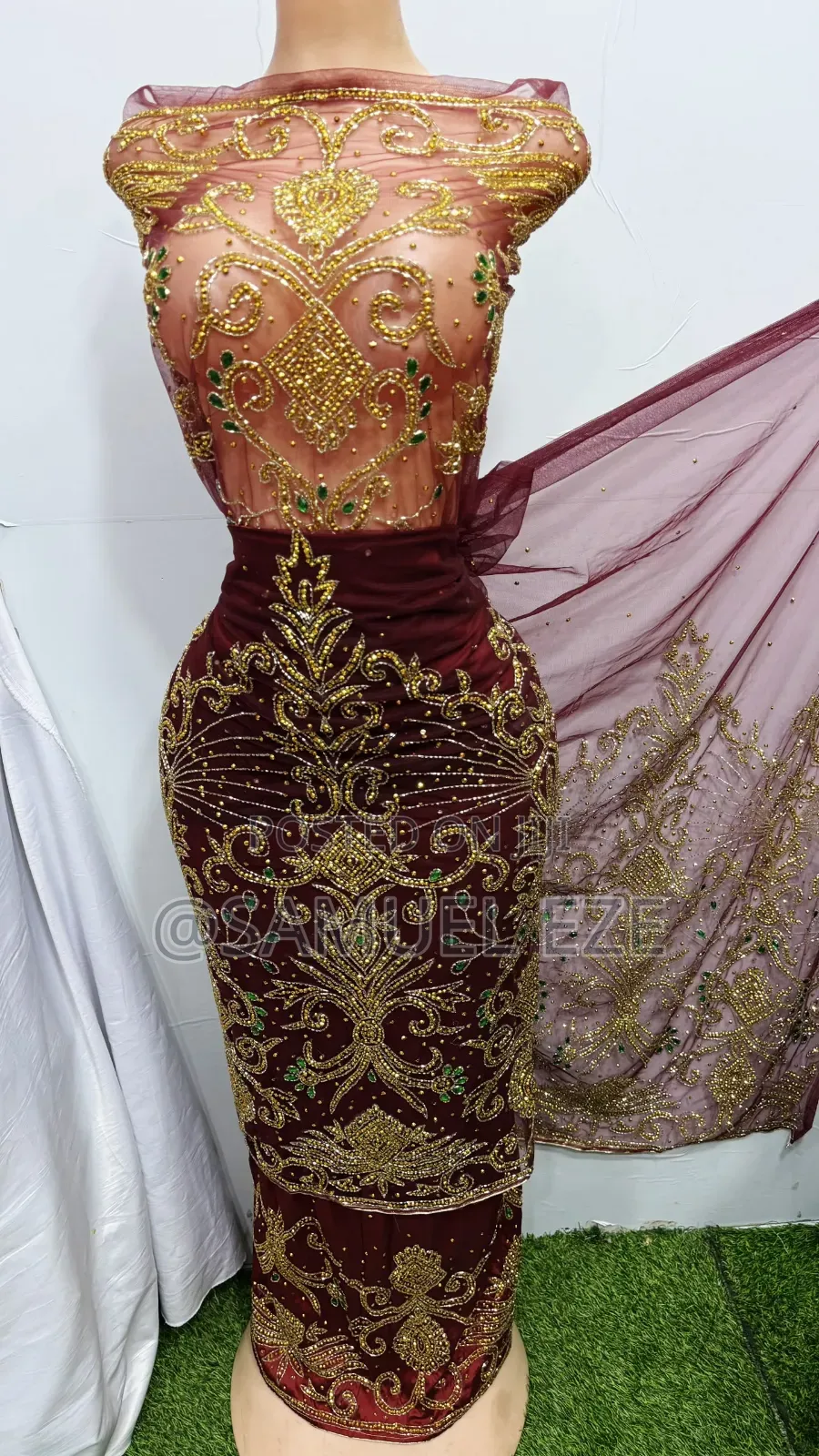 Indian George and Blouse With Net