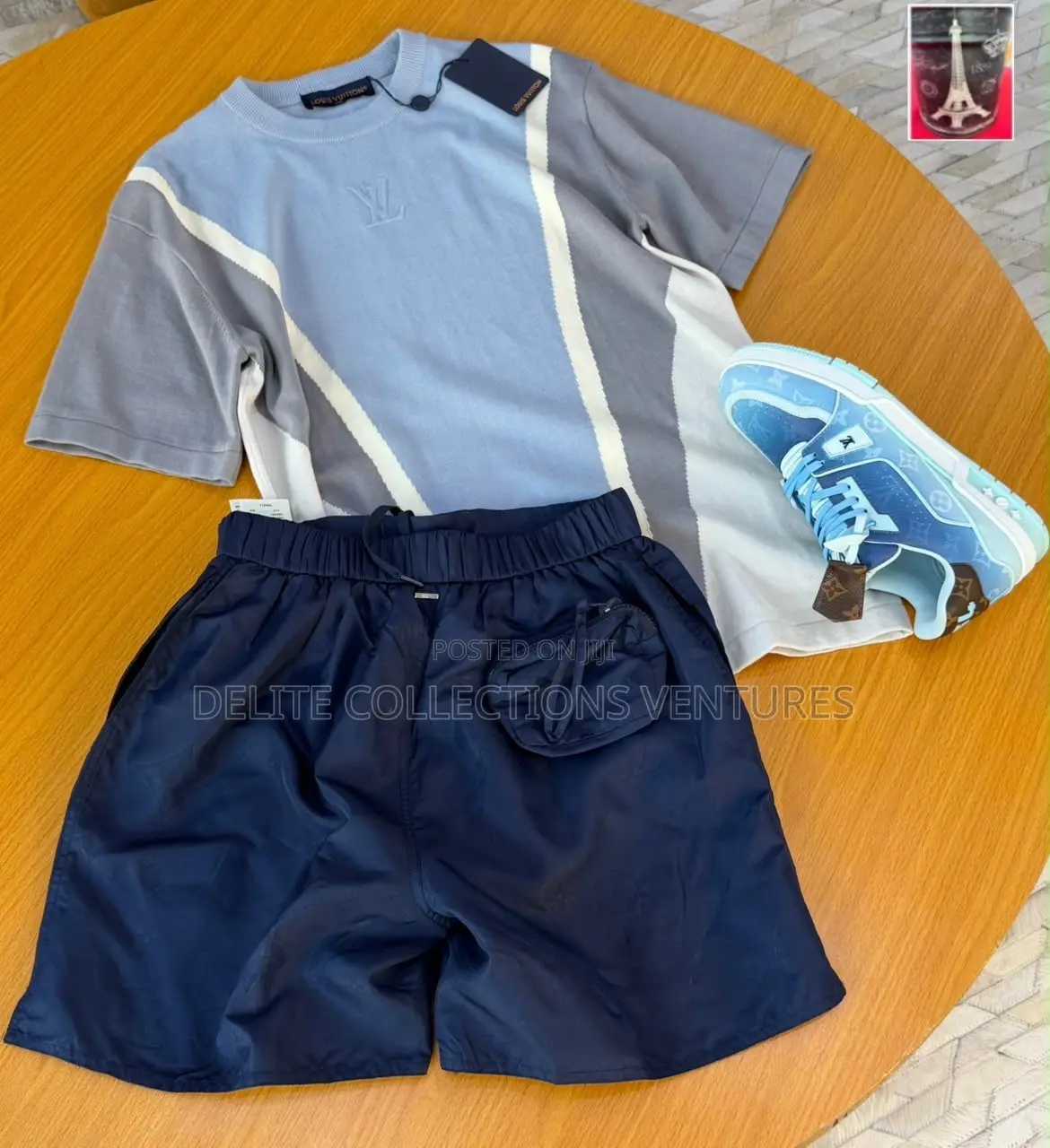 *Blue Louis Vuitton Top Available in Store M —— XXL