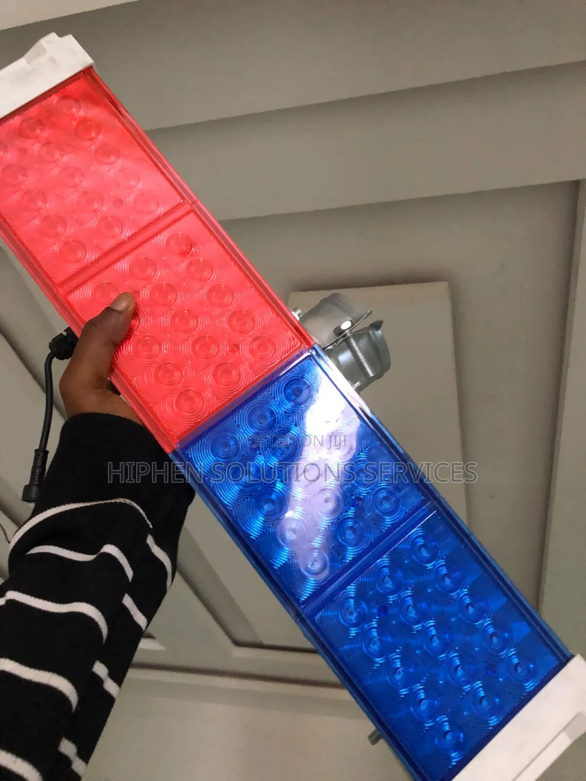 Solar-Powered Police Patrol Area Light