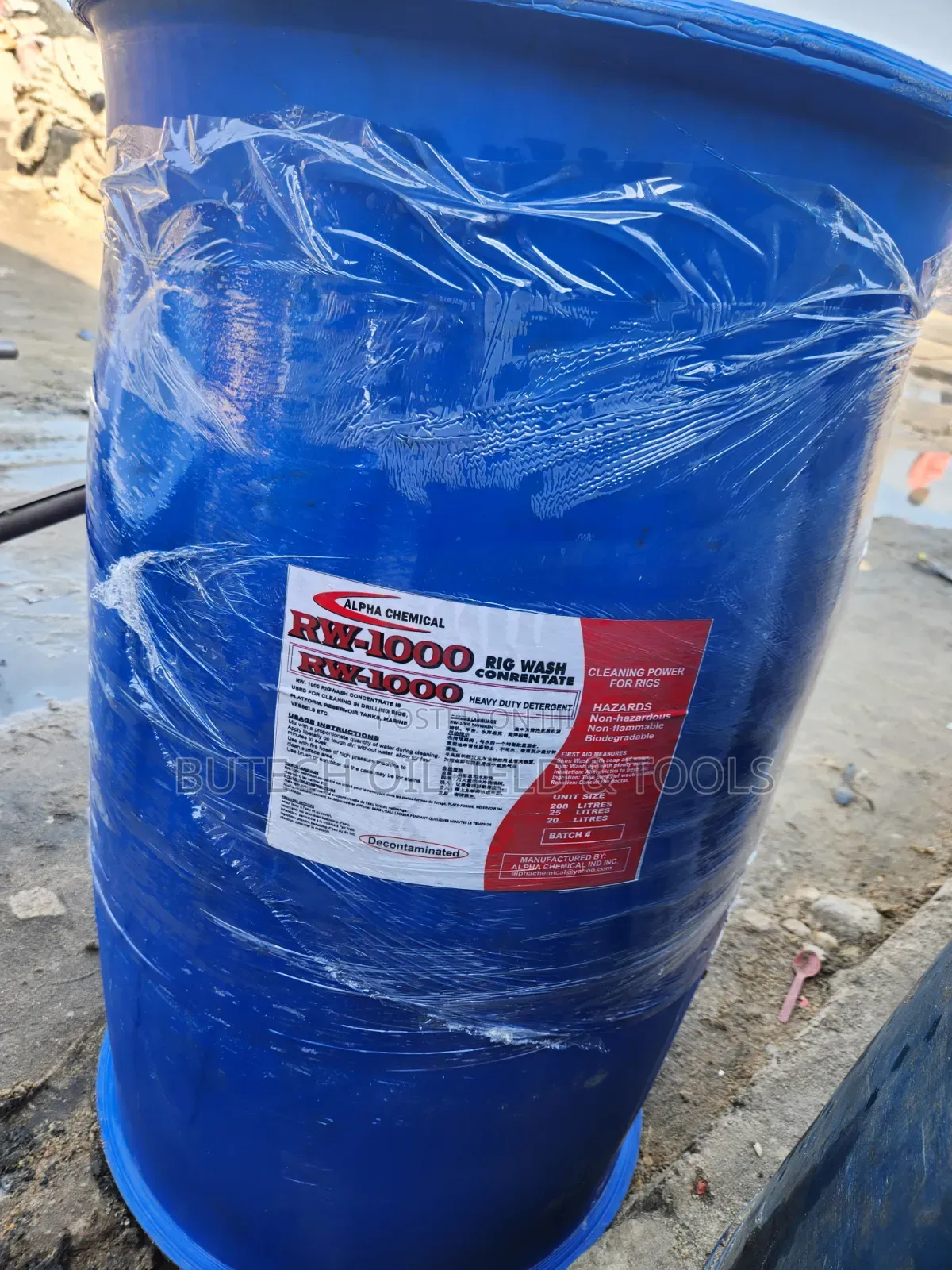 Alpha Chemical RW-1000 Rig Wash Concentrate